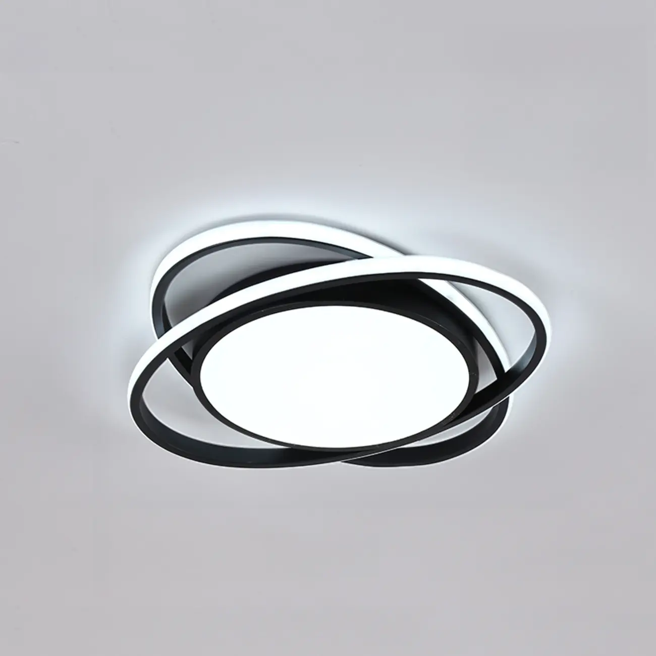 Modern Circular Flush Ceiling Light for Living Room Ambiance Image - 6 | homeyfad