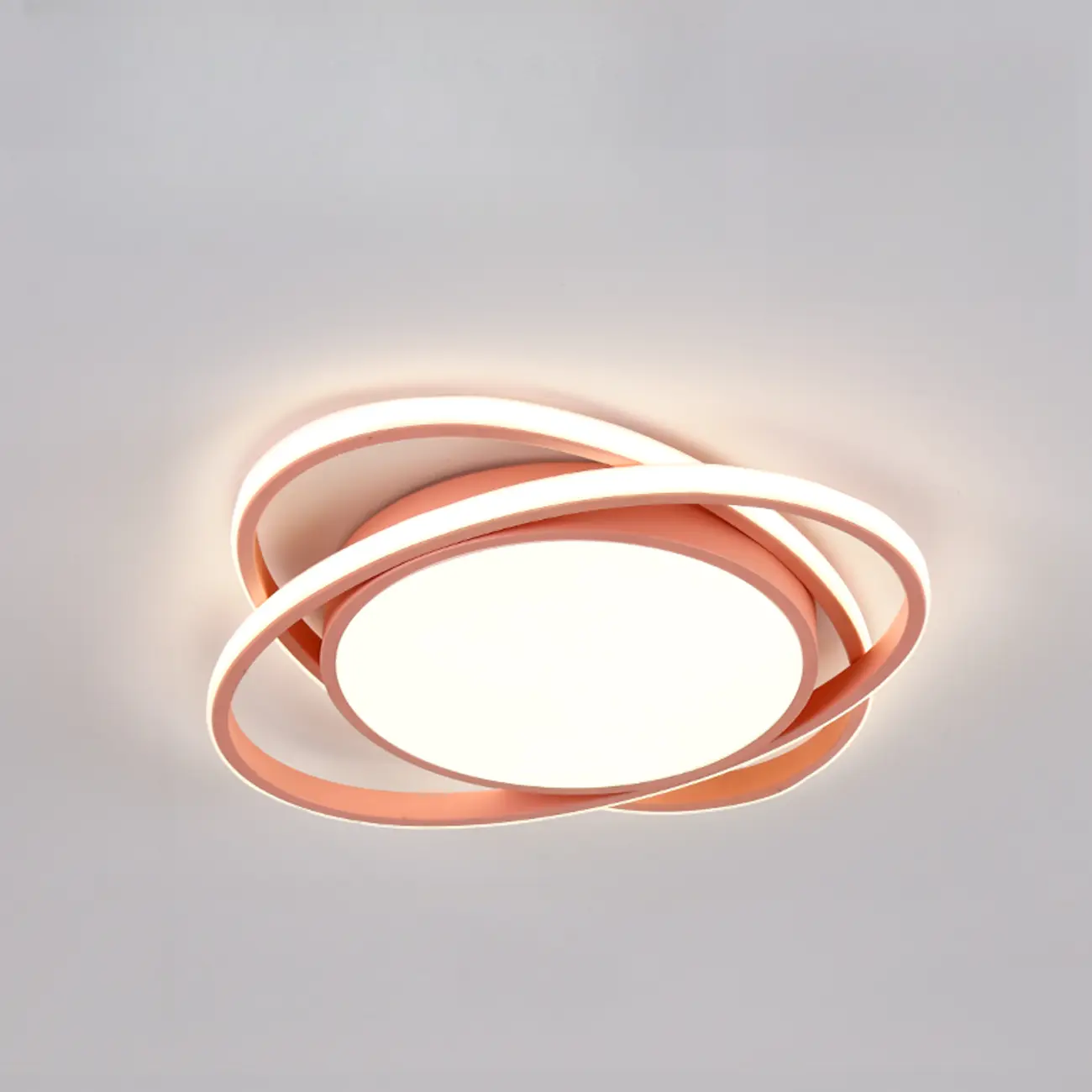 Modern Circular Flush Ceiling Light for Living Room Ambiance Image - 13 | homeyfad