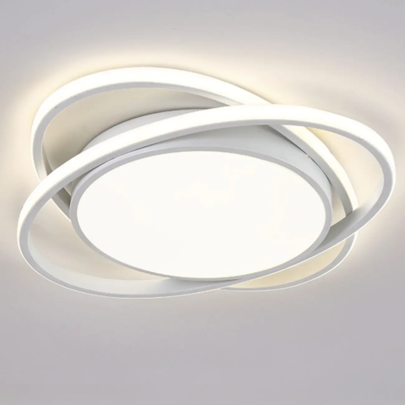 Modern Circular Flush Ceiling Light for Living Room Ambiance Image - 14 | homeyfad
