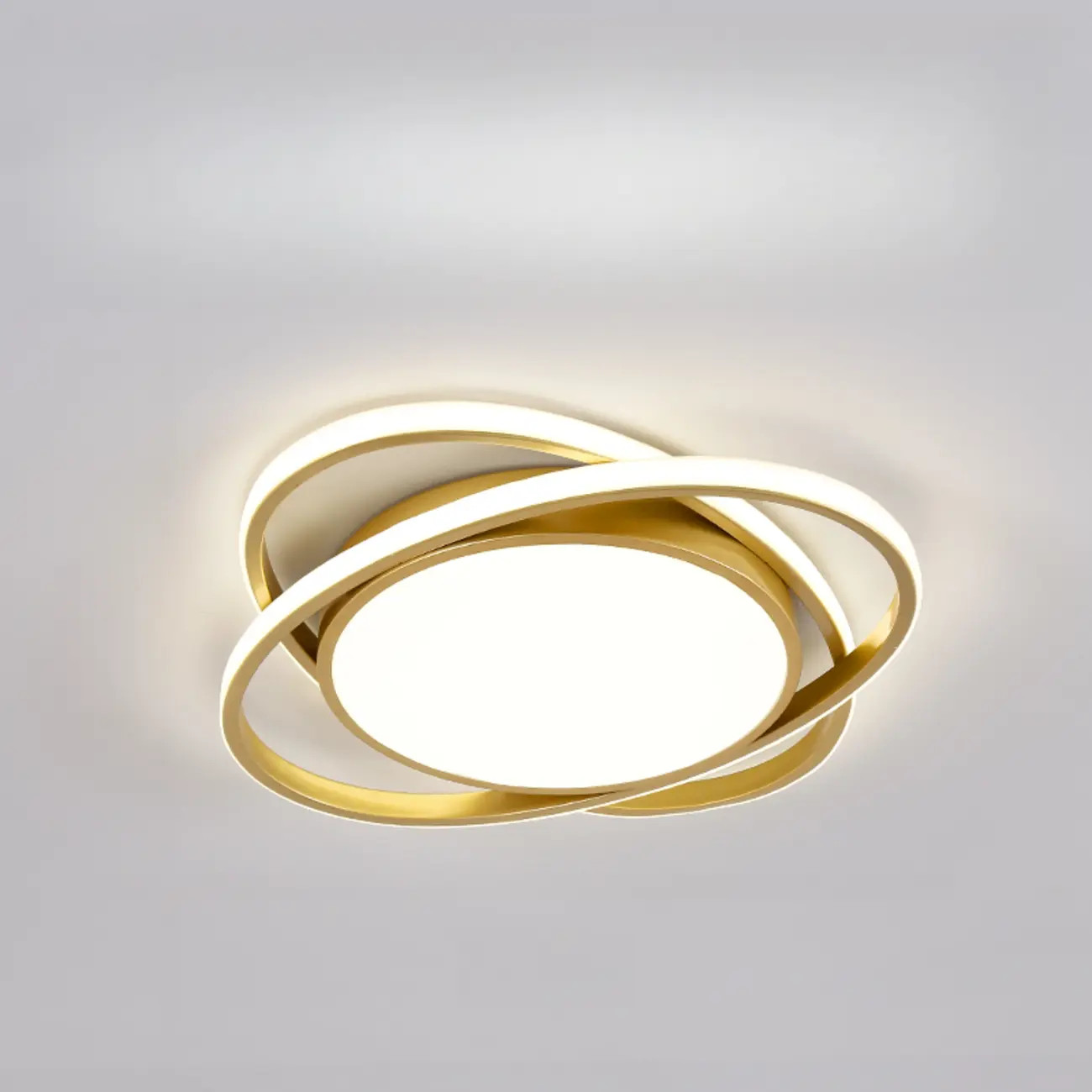 Modern Circular Flush Ceiling Light for Living Room Ambiance Image - 17 | homeyfad