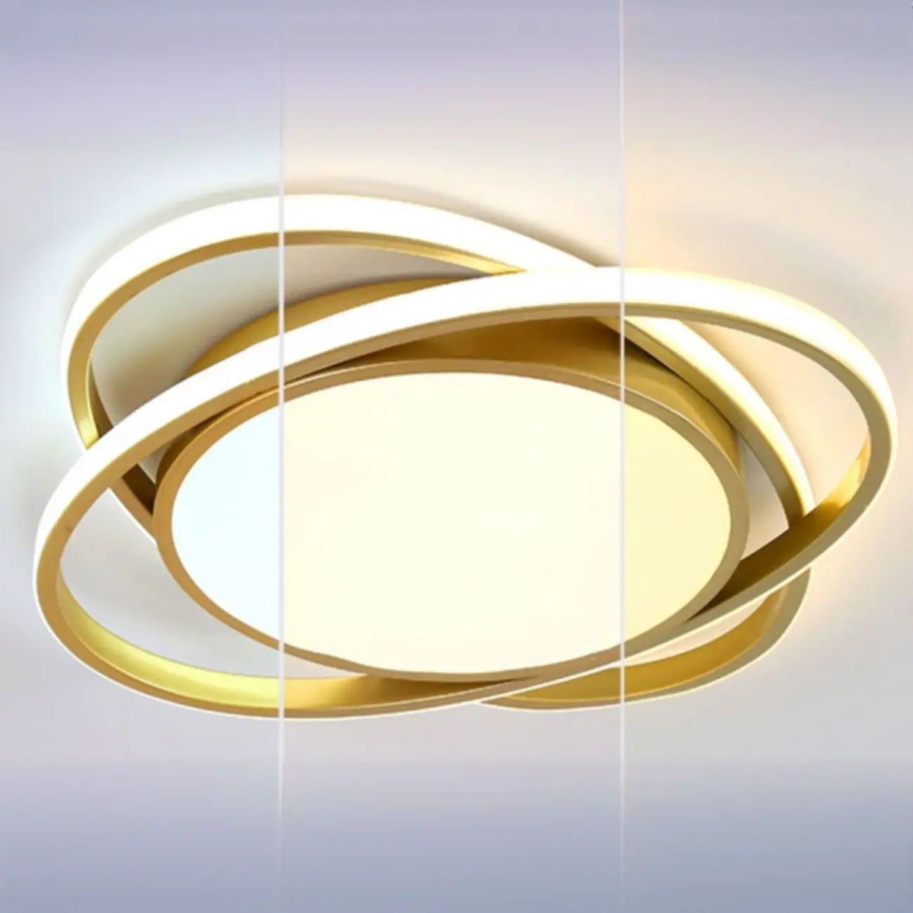 Modern Circular Flush Ceiling Light for Living Room Ambiance Image - 18 | homeyfad