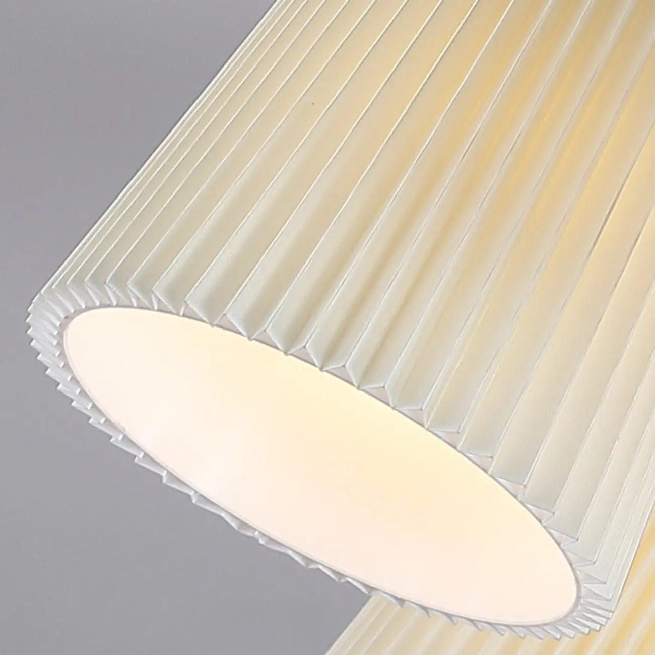 Cylinder Indoor Semi Flush Ceiling Light with Fabric Shade  Image - 13 | homeyfad