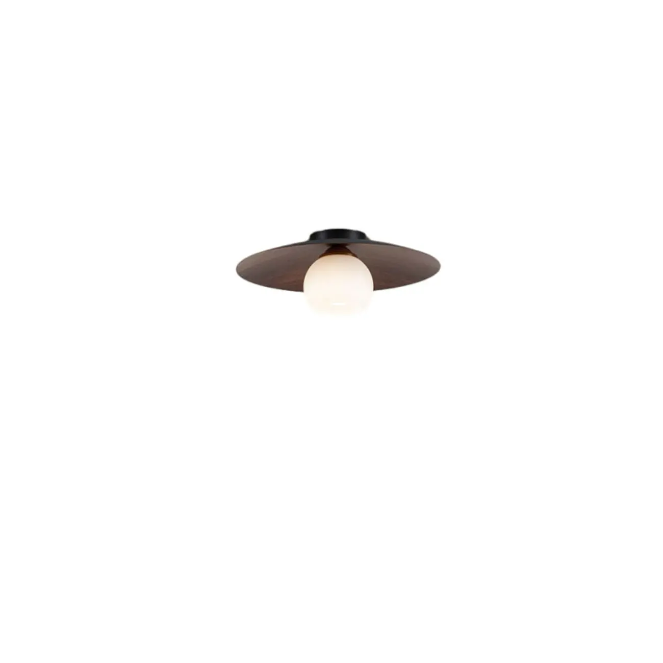 Mini Natural Finish Semi-Flush Ceiling Light for Living Room Image - 7 | homeyfad