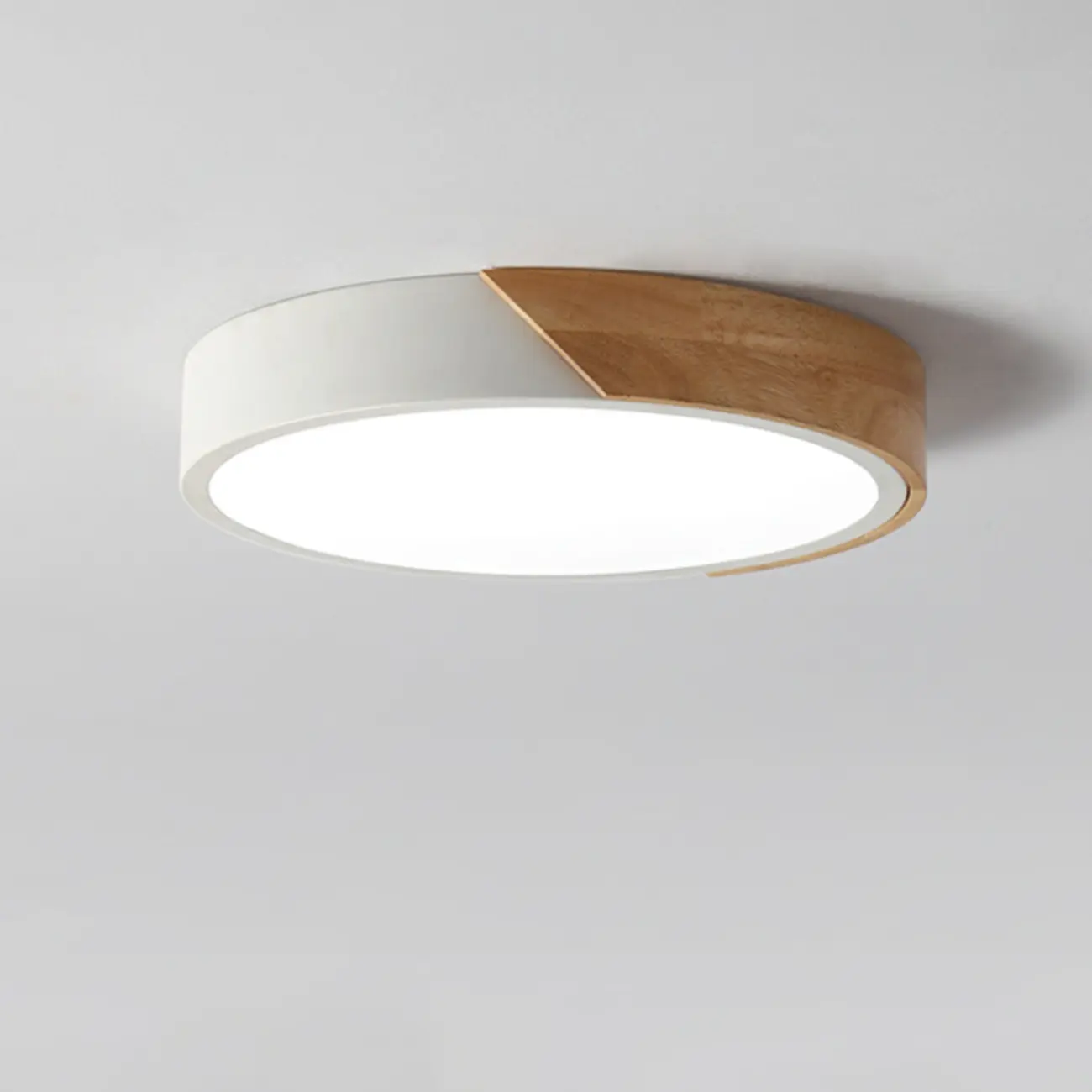 Circular Flush Mount LED Ceiling Light for Residential Use Image - 7 | homeyfad
