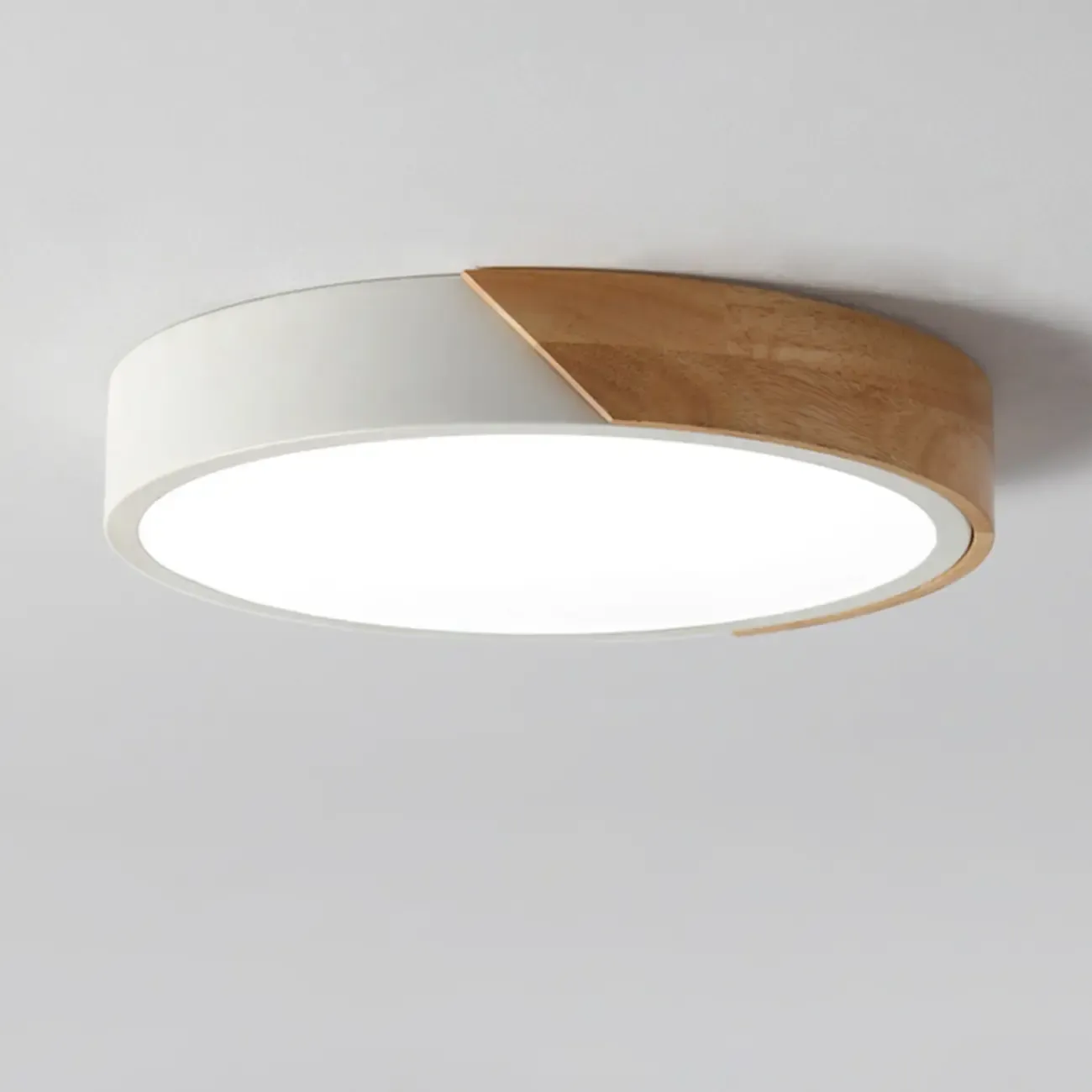 Circular Flush Mount LED Ceiling Light for Residential Use Image - 9