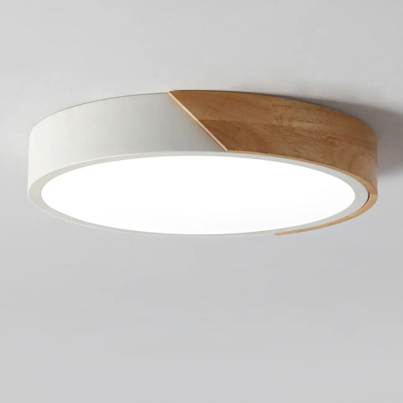 Circular Flush Mount LED Ceiling Light for Residential Use Image - 10 | homeyfad