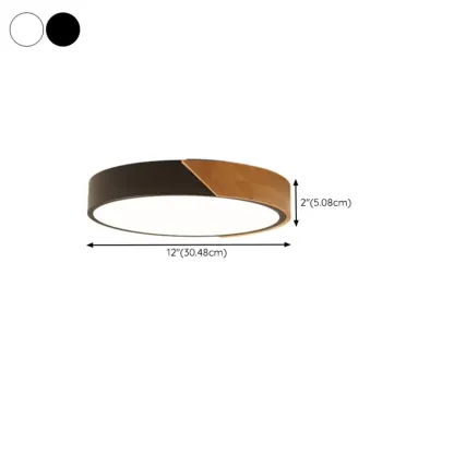 Circular Flush Mount LED Ceiling Light for Residential Use #size