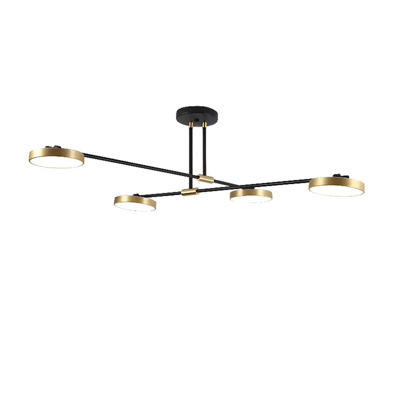 Contemporary Indoor LED Ceiling Light with Acrylic Shade | homeyfad