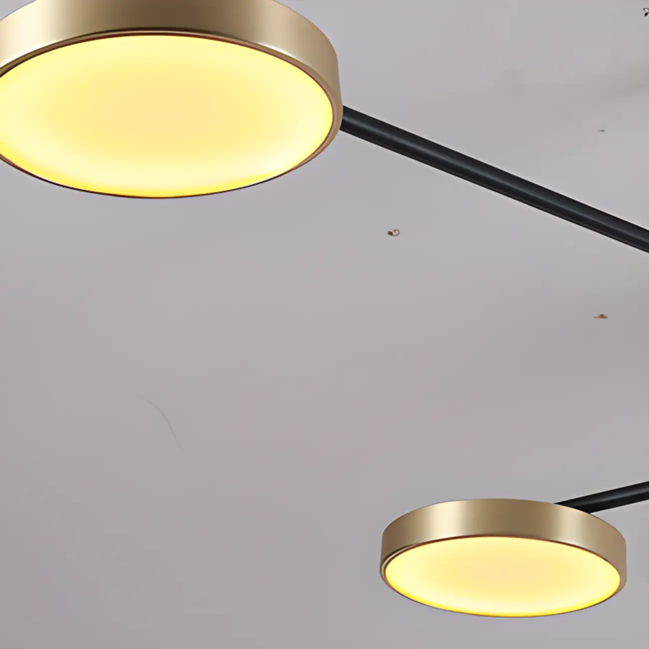 Contemporary Indoor LED Ceiling Light with Acrylic Shade  Image - 9 | homeyfad