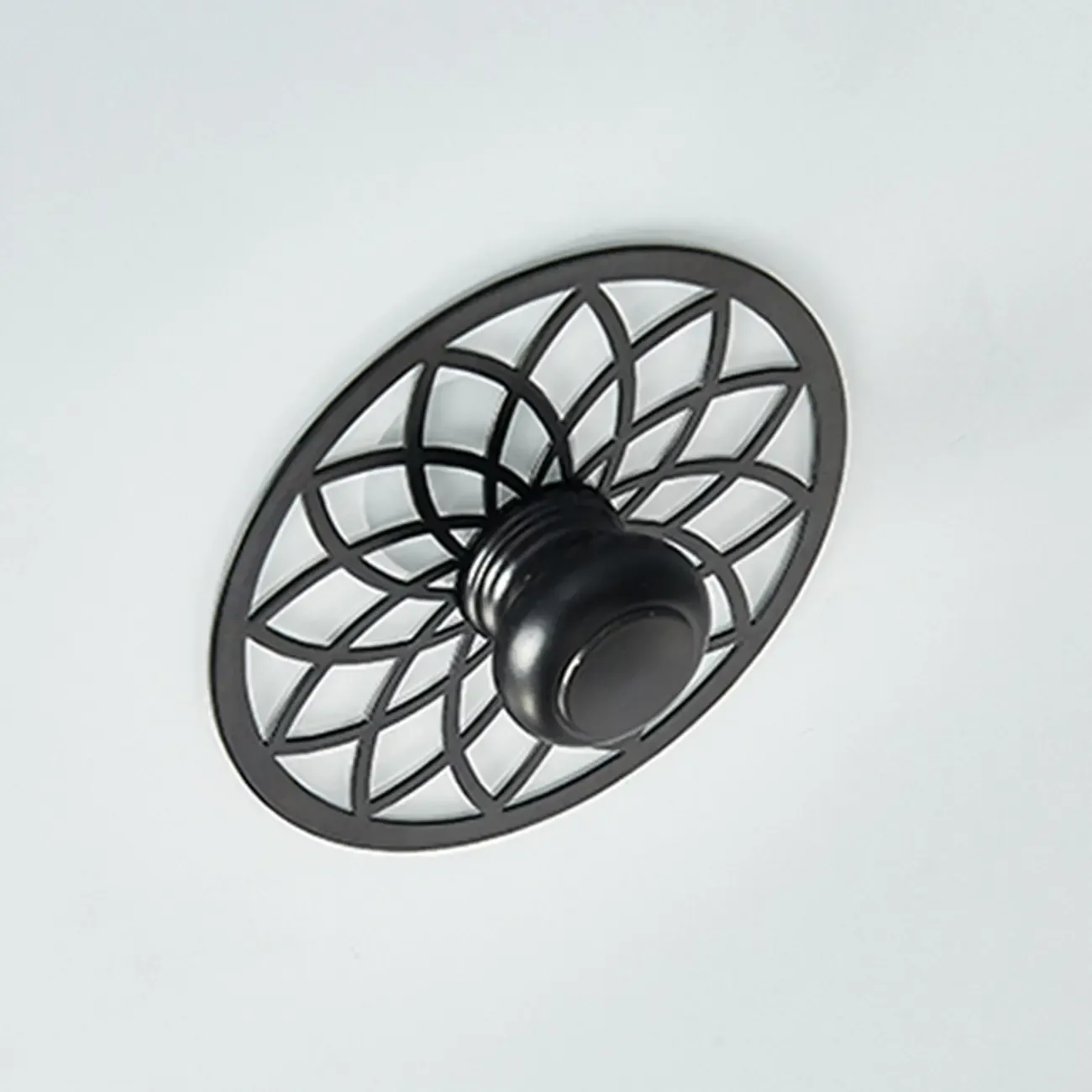 Modern White Glass Flush Ceiling Light for Residential Space Image - 8