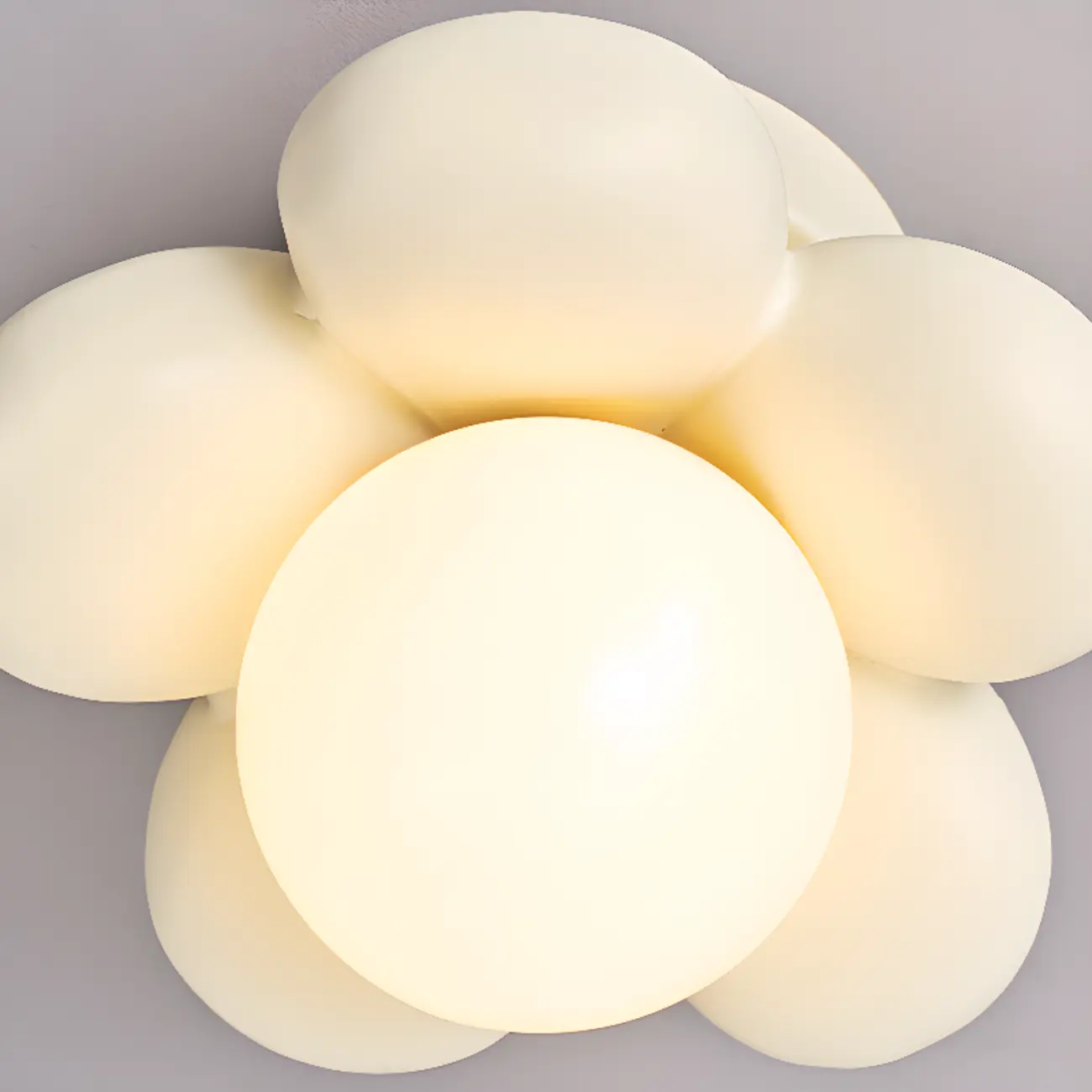 Modern Mini LED Semi-Flush Ceiling Light in Flower Shape Image - 13 | homeyfad