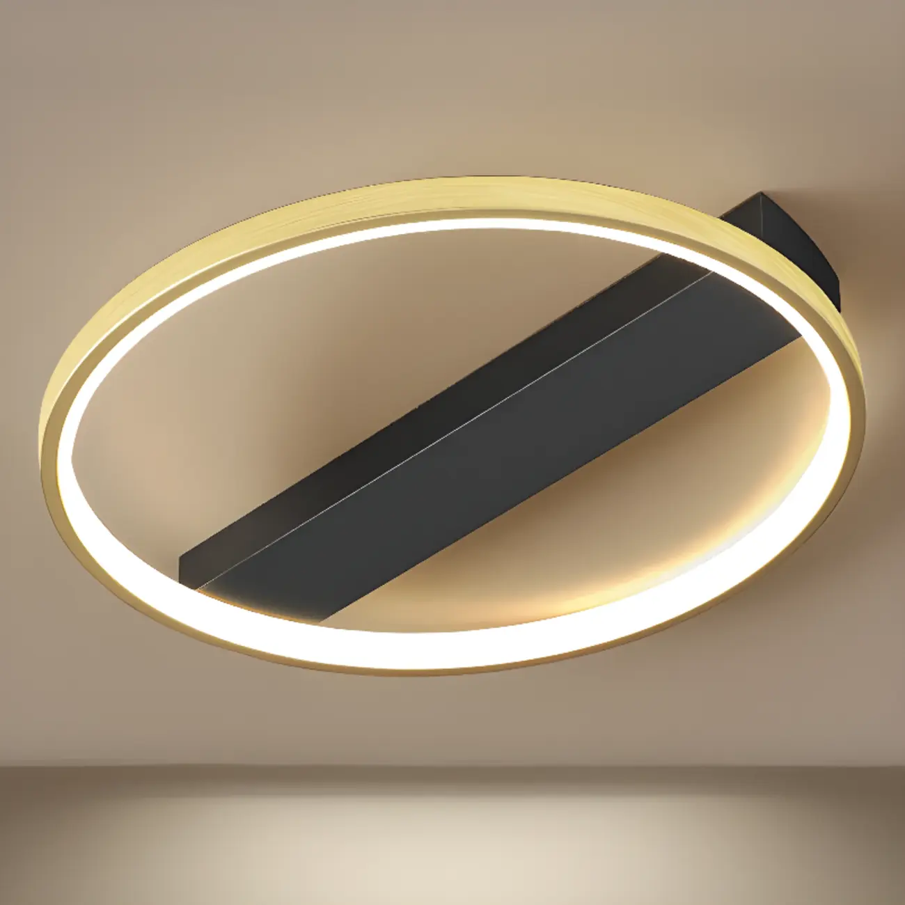 Modern LED Semi Flush Mount Ceiling Light for Bedroom Image - 15 | homeyfad