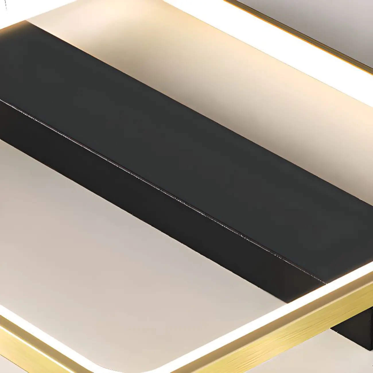 Modern LED Semi Flush Mount Ceiling Light for Bedroom Image - 16 | homeyfad