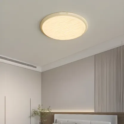 Modern Dimmable Circular Flush Ceiling Light for Indoor Use Image - 1