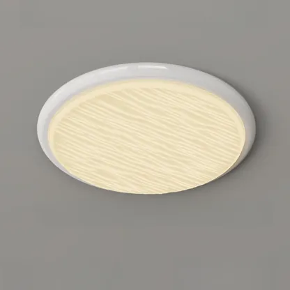 Modern Dimmable Circular Flush Ceiling Light for Indoor Use Image - 3