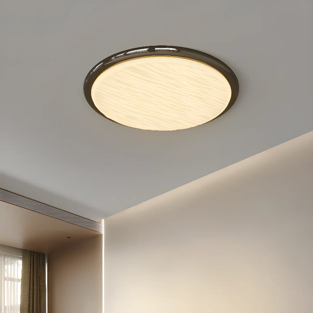 Modern Dimmable Circular Flush Ceiling Light for Indoor Use Image - 6 | homeyfad