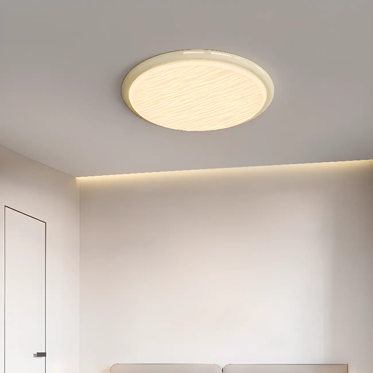 Modern Dimmable Circular Flush Ceiling Light for Indoor Use Image - 8 | homeyfad
