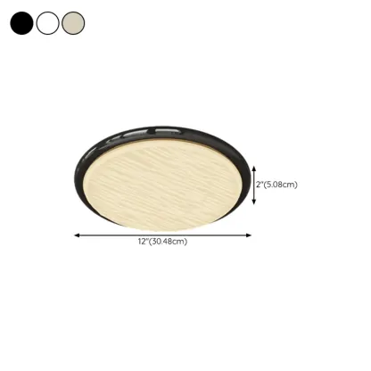 Modern Dimmable Circular Flush Ceiling Light for Indoor Use #size