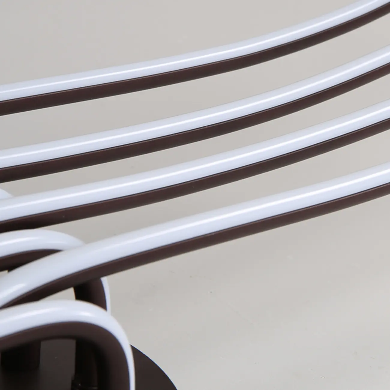 Modern Linear Semi Flush Ceiling Light with Silica Gel Shade Image - 11 | homeyfad