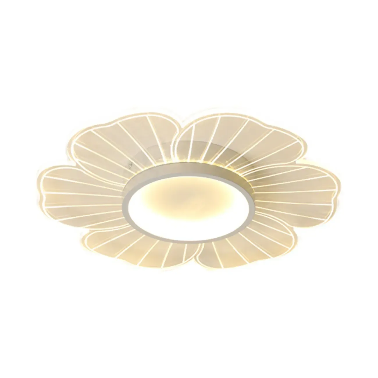 Floral LED Flush Mount Ceiling Light for Residential Use  Image - 5