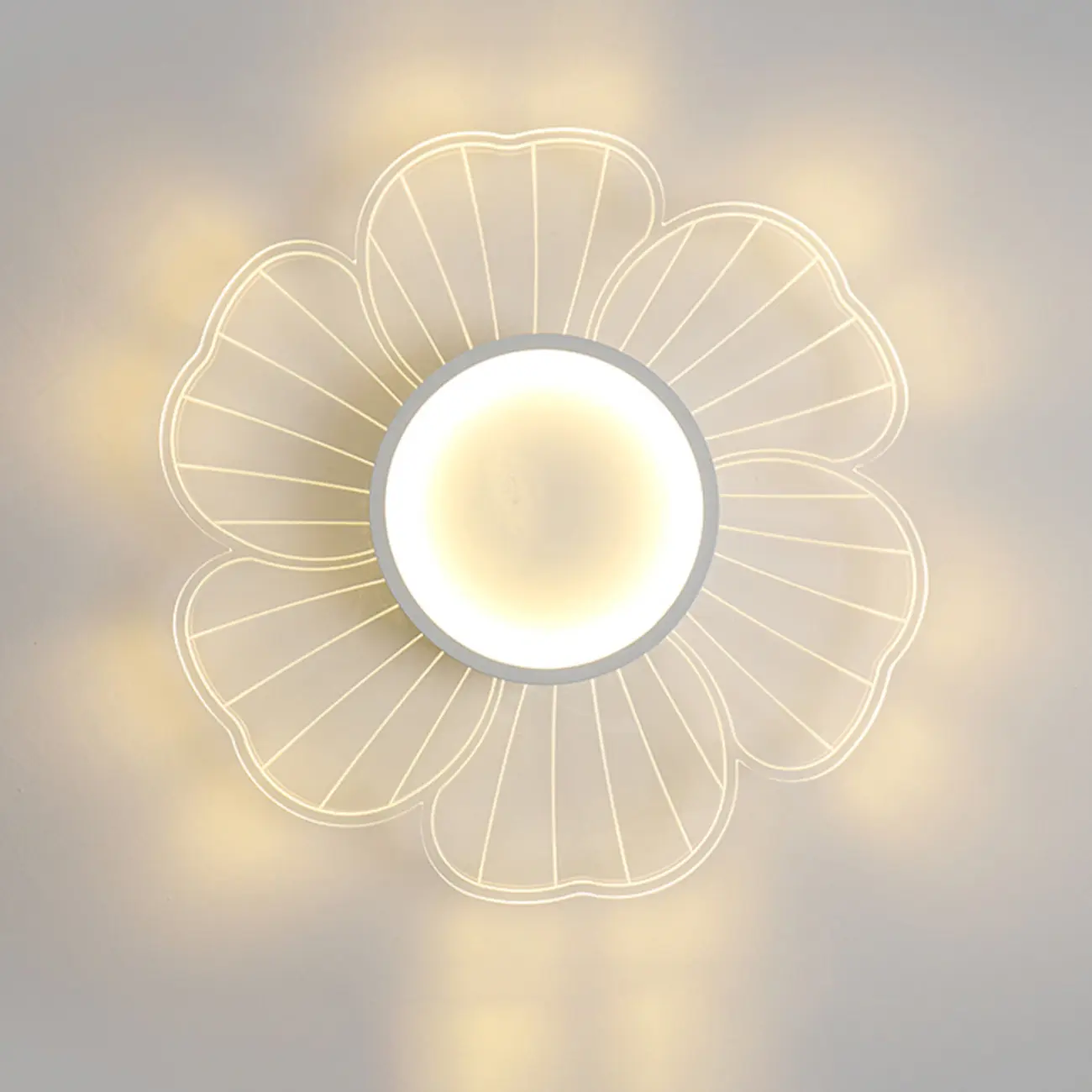 Floral LED Flush Mount Ceiling Light for Residential Use  Image - 7 | homeyfad