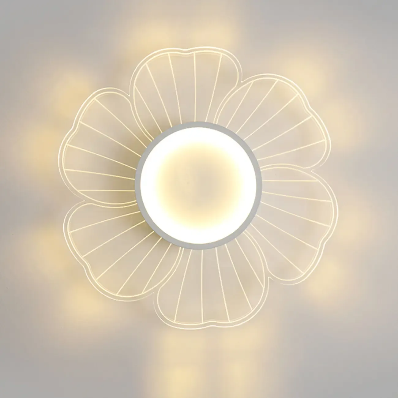 Floral LED Flush Mount Ceiling Light for Residential Use  Image - 7