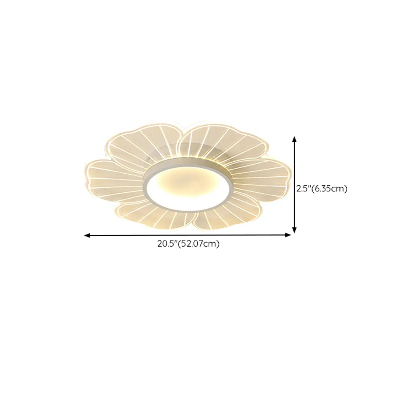 Floral LED Flush Mount Ceiling Light for Residential Use  Image - 12 | homeyfad