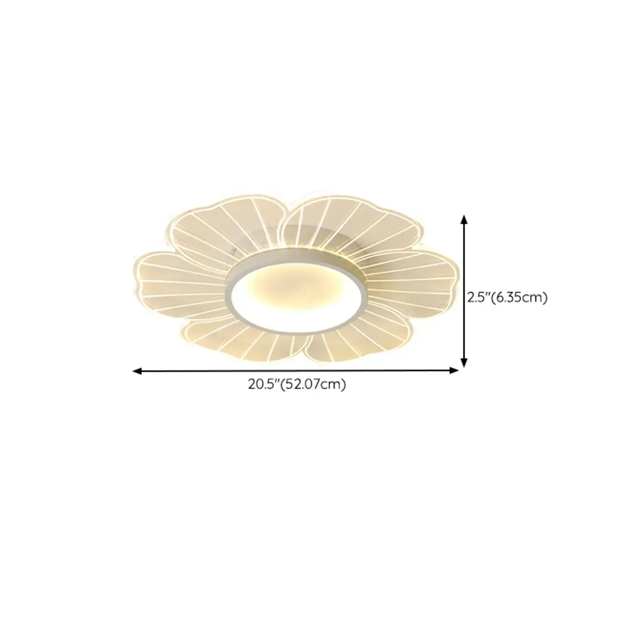 Floral LED Flush Mount Ceiling Light for Residential Use  Image - 12