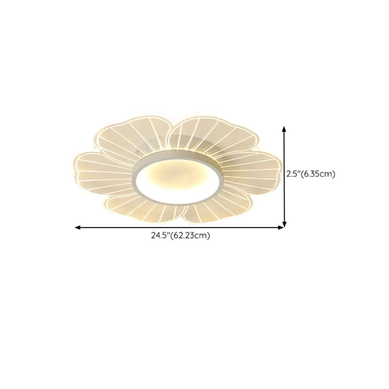 Floral LED Flush Mount Ceiling Light for Residential Use  Image - 13