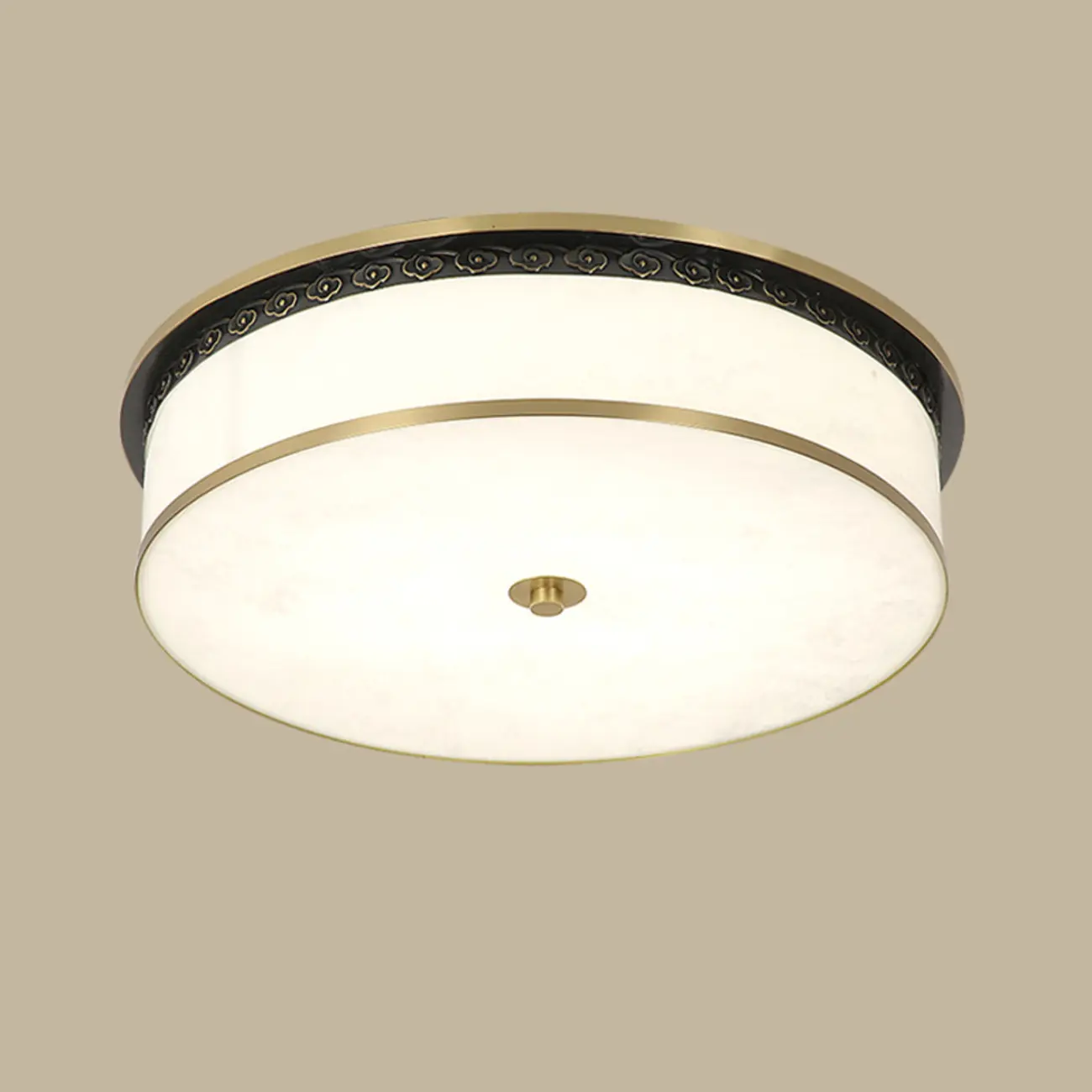 Dimmable Flush Mount Ceiling Light with Acrylic Shade Image - 14 | homeyfad