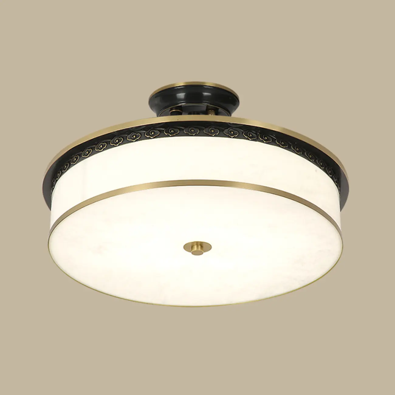 Dimmable Flush Mount Ceiling Light with Acrylic Shade Image - 16 | homeyfad