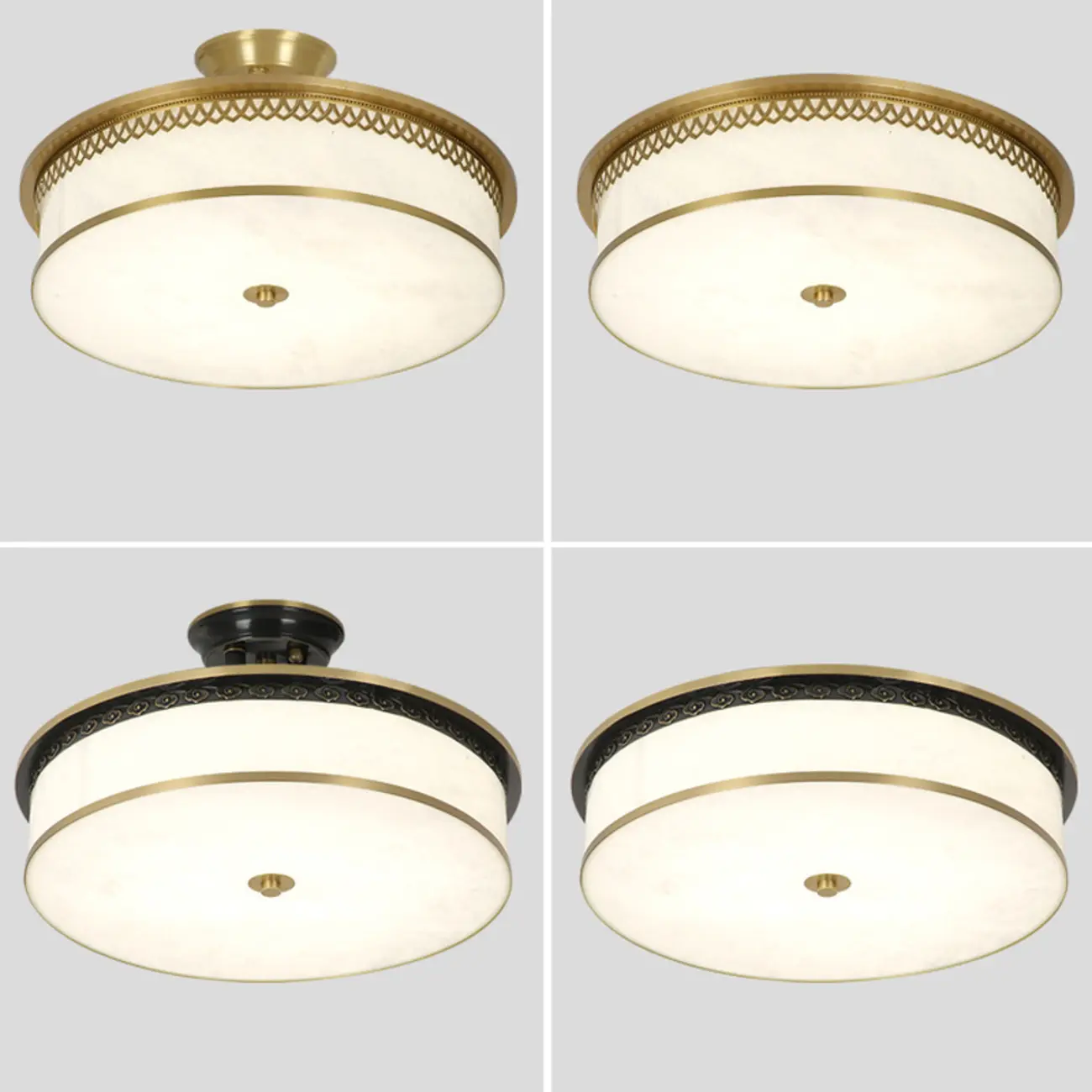 Dimmable Flush Mount Ceiling Light with Acrylic Shade Image - 22 | homeyfad
