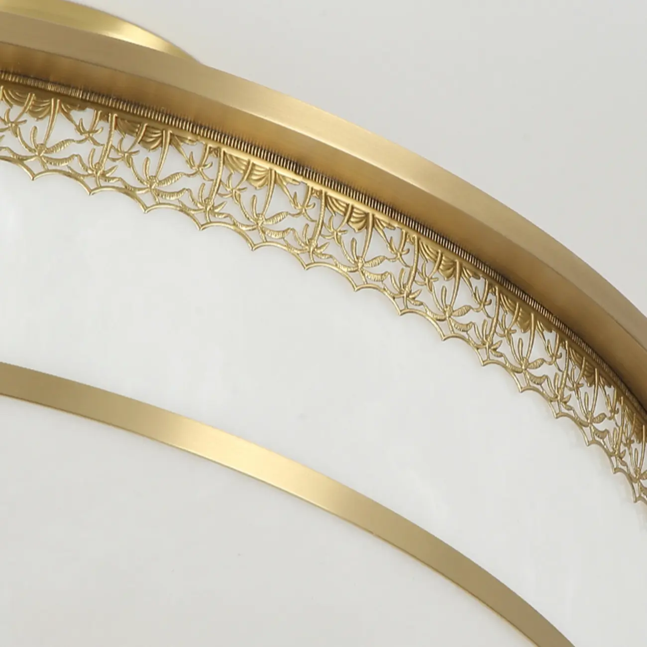 Dimmable Flush Mount Ceiling Light with Acrylic Shade Image - 25 | homeyfad