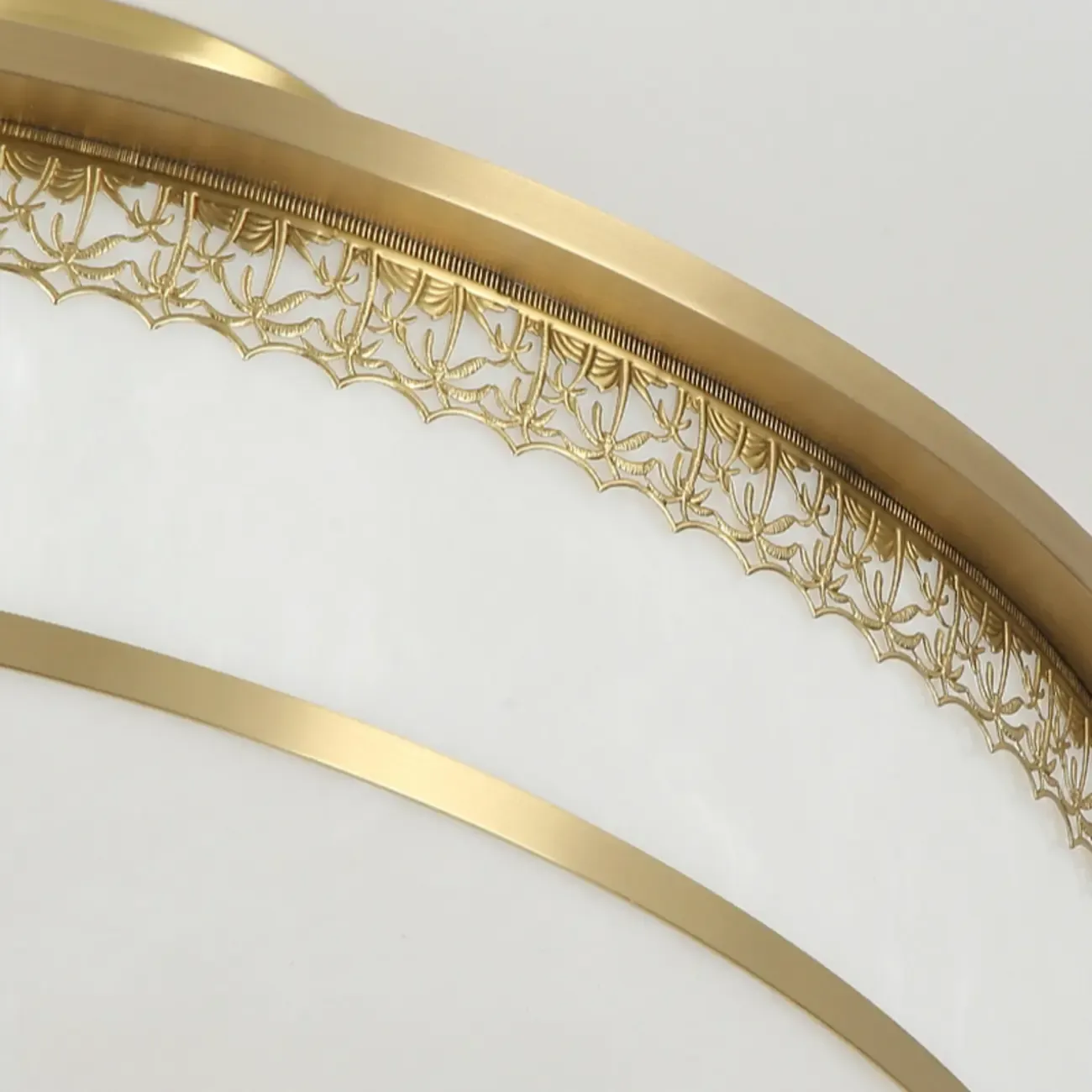 Dimmable Flush Mount Ceiling Light with Acrylic Shade Image - 25