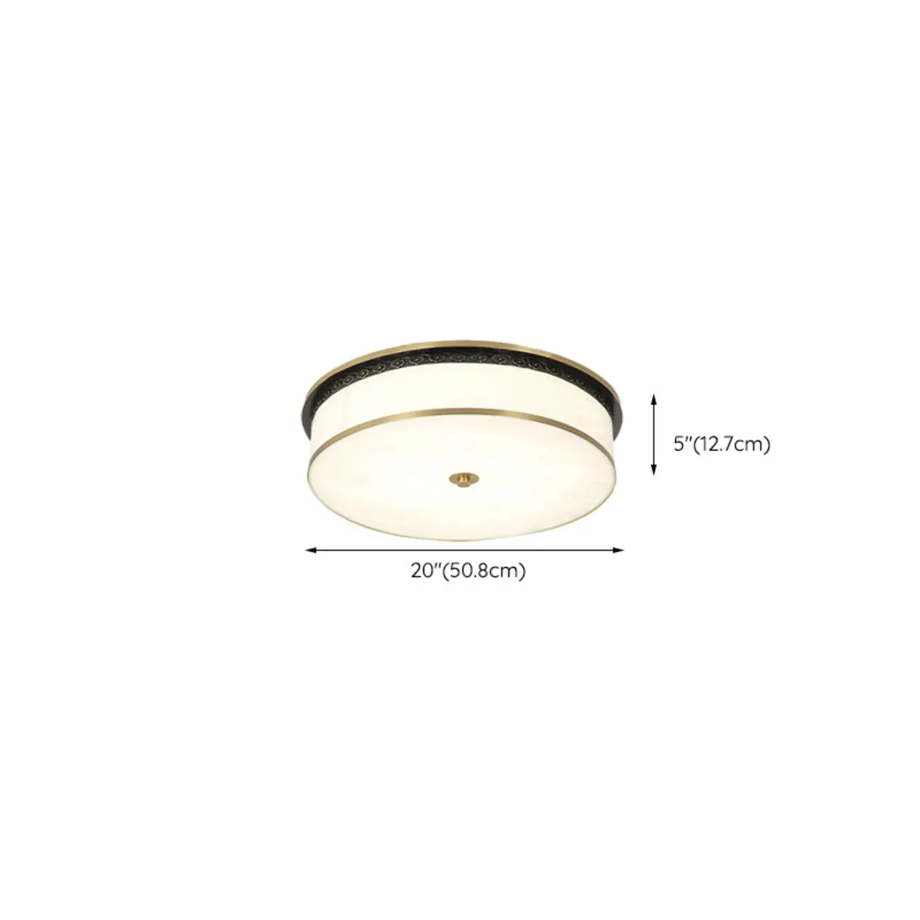 Dimmable Flush Mount Ceiling Light with Acrylic Shade Image - 31 | homeyfad