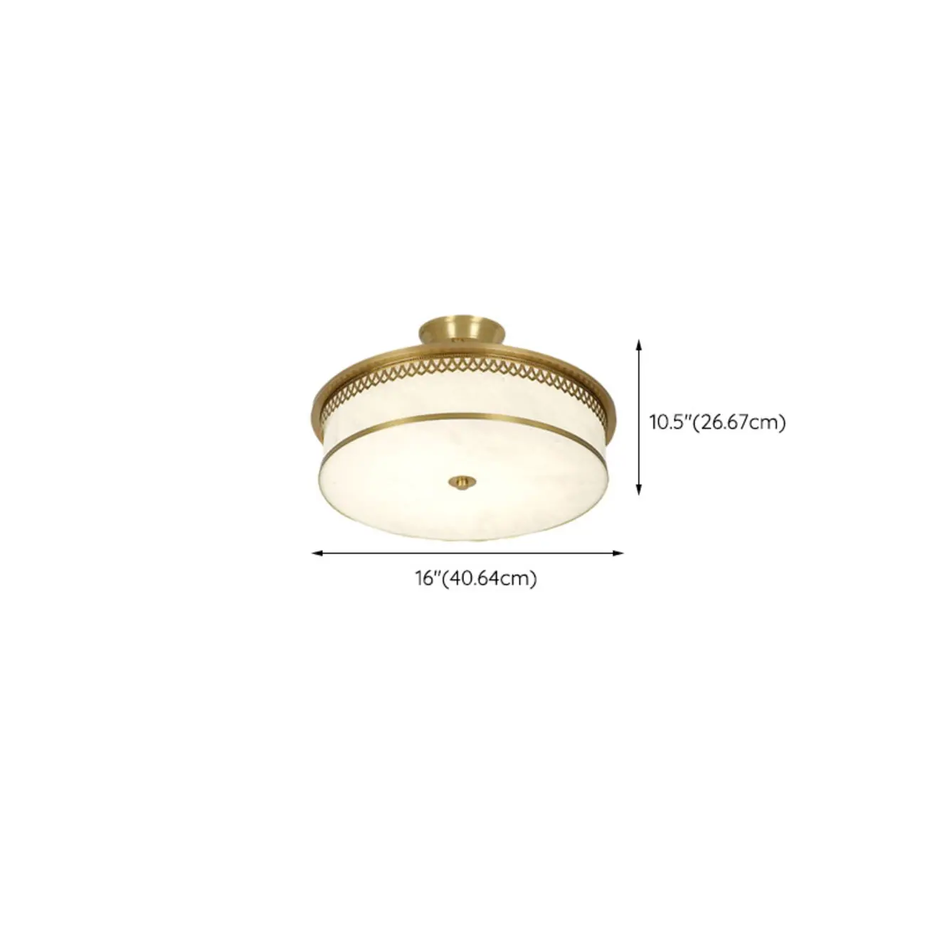 Dimmable Flush Mount Ceiling Light with Acrylic Shade Image - 36 | homeyfad