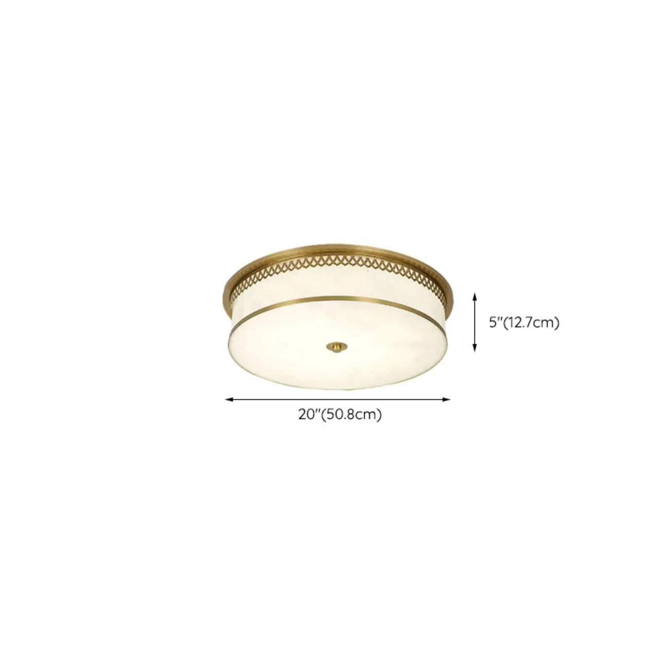 Dimmable Flush Mount Ceiling Light with Acrylic Shade Image - 39 | homeyfad
