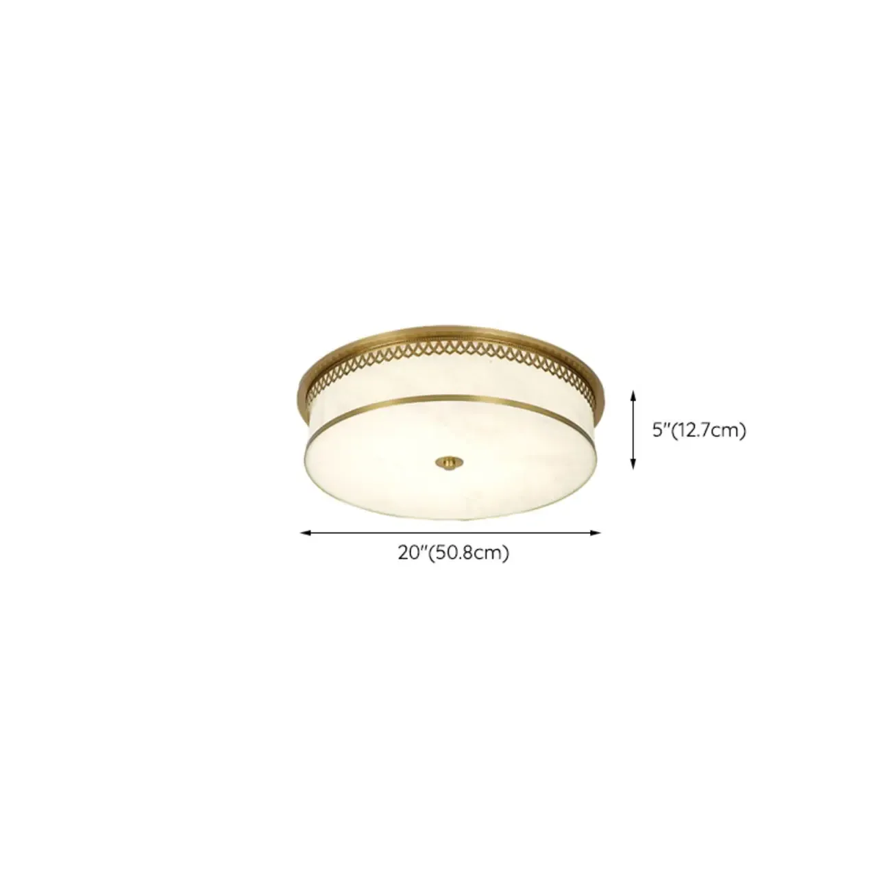 Dimmable Flush Mount Ceiling Light with Acrylic Shade Image - 39