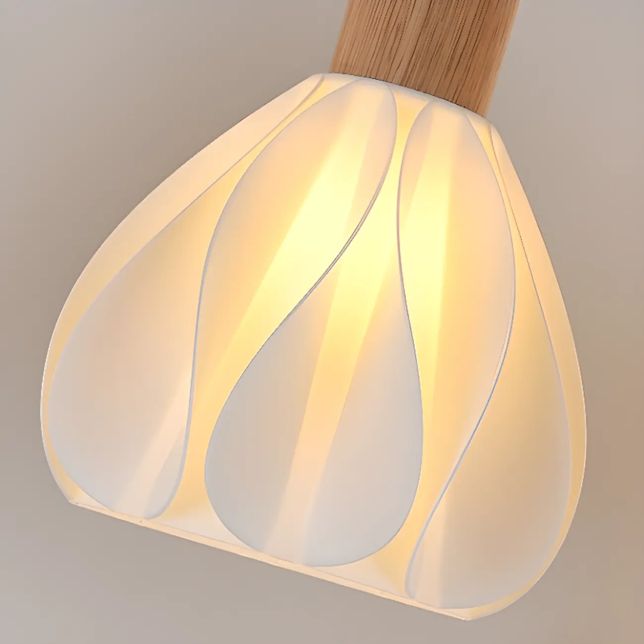 Natural Finish Coninal Ceiling Light for Indoor Spaces Image - 5 | homeyfad