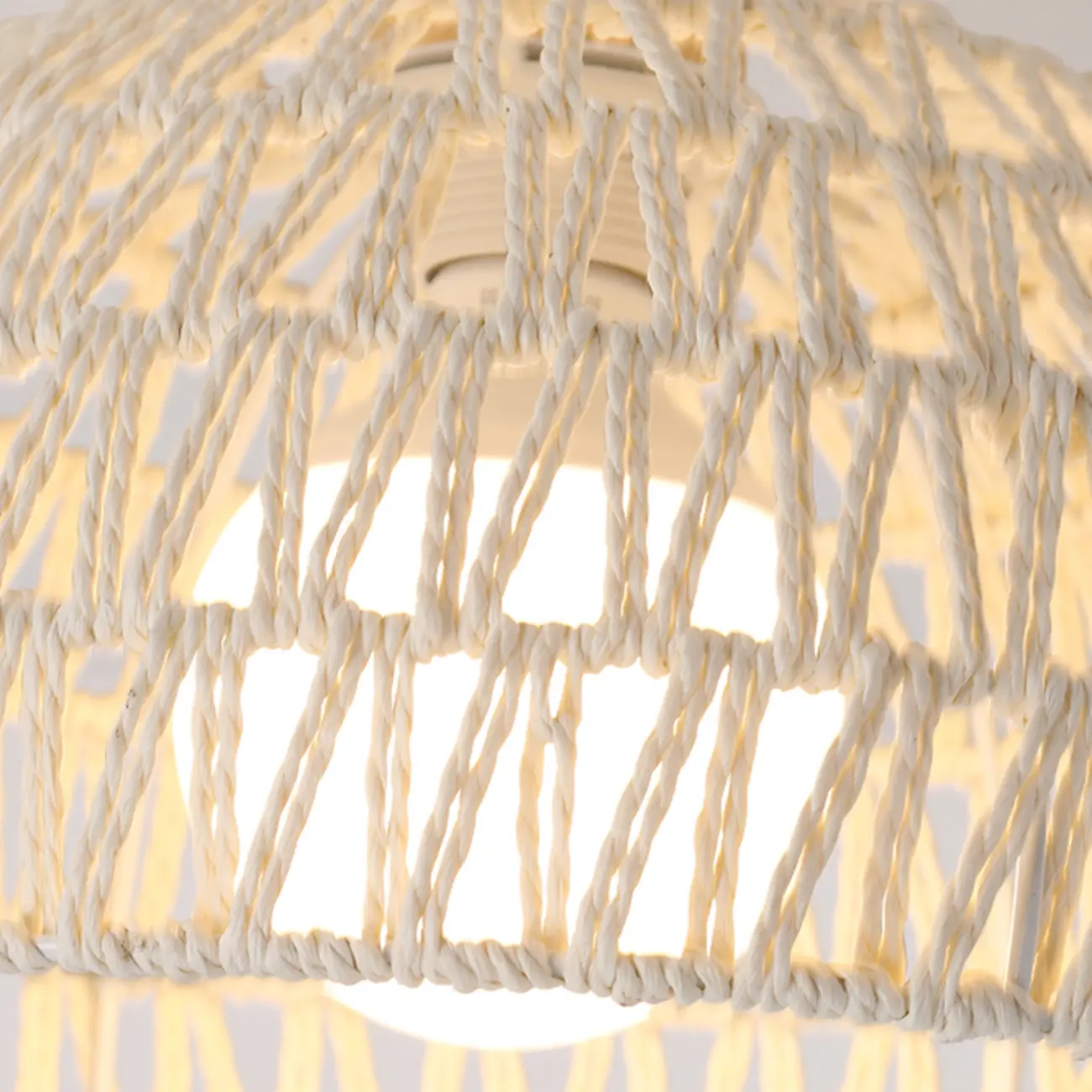 Oriental Fabric Semi Flush Ceiling Light for Residential Use Image - 10 | homeyfad