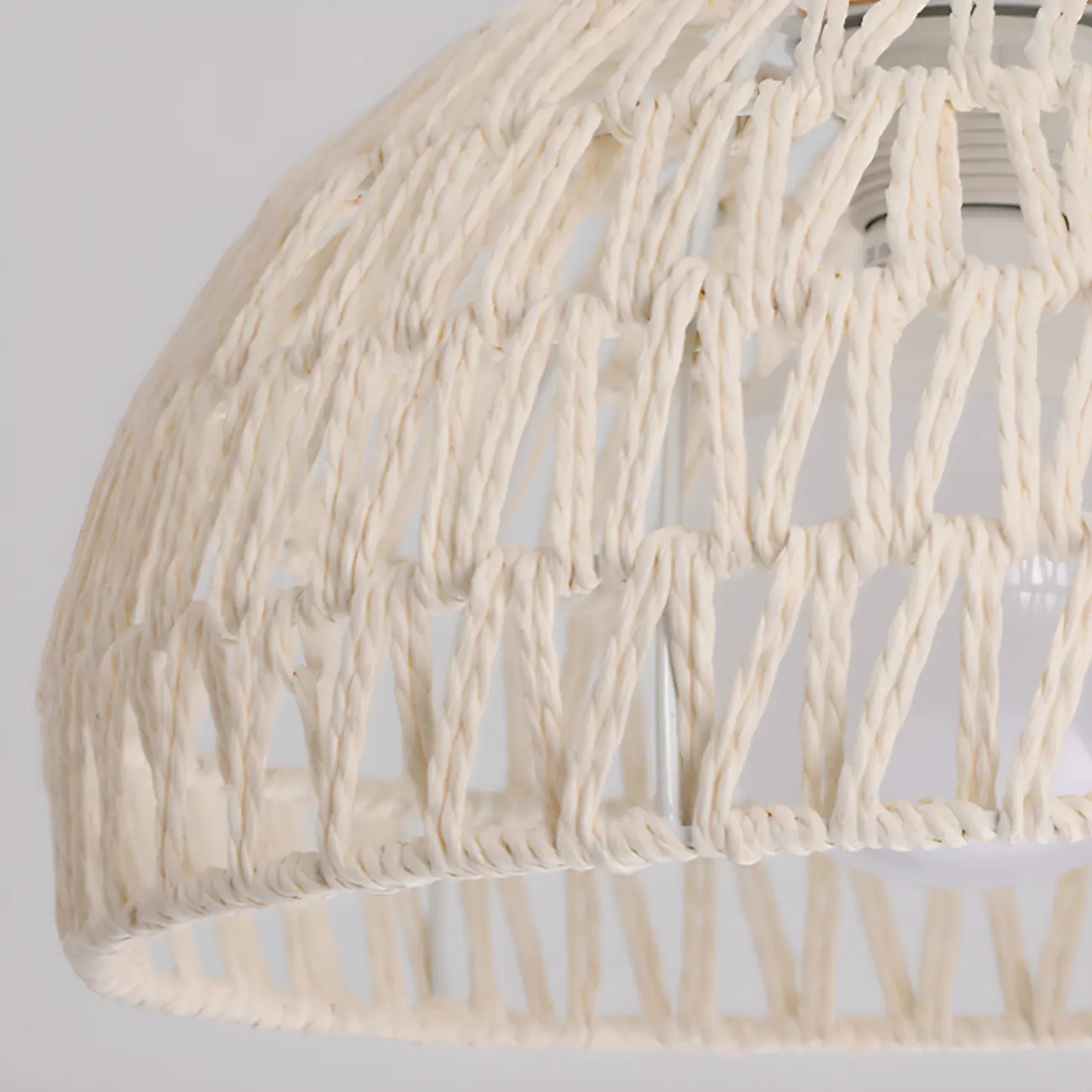 Oriental Fabric Semi Flush Ceiling Light for Residential Use Image - 11 | homeyfad