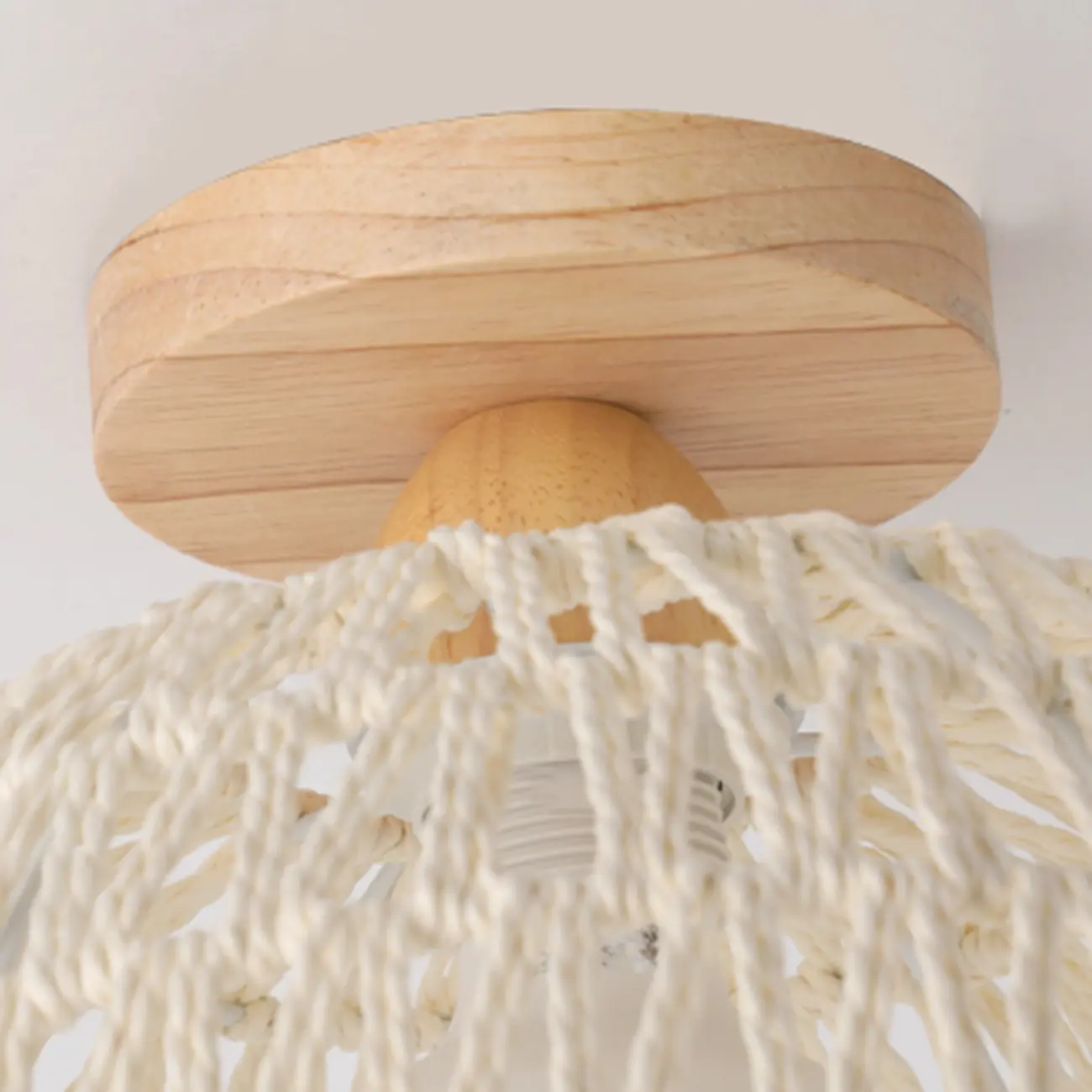 Oriental Fabric Semi Flush Ceiling Light for Residential Use Image - 12 | homeyfad