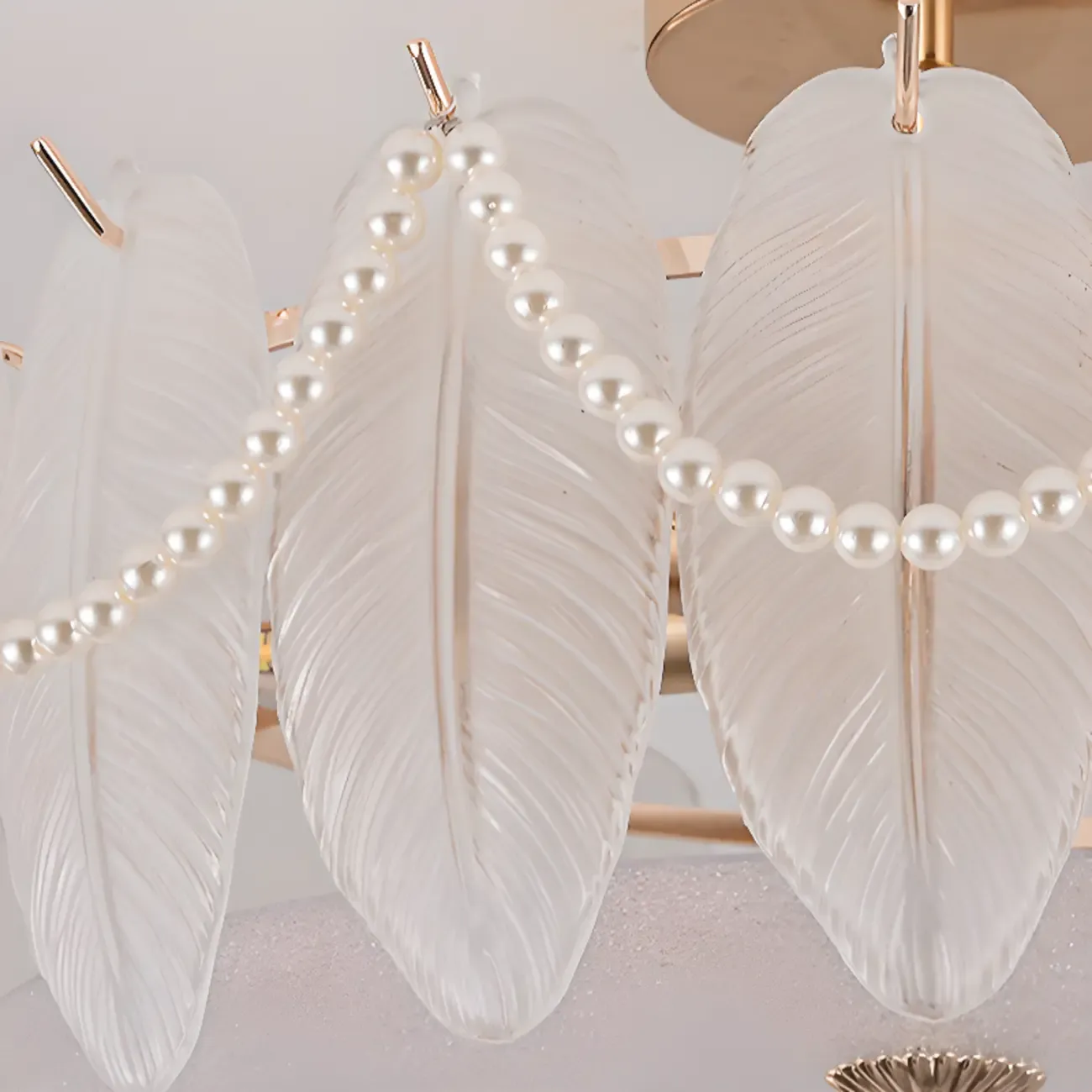 8" Modern Semi Flush Mount Ceiling Light for Living Room Image - 25