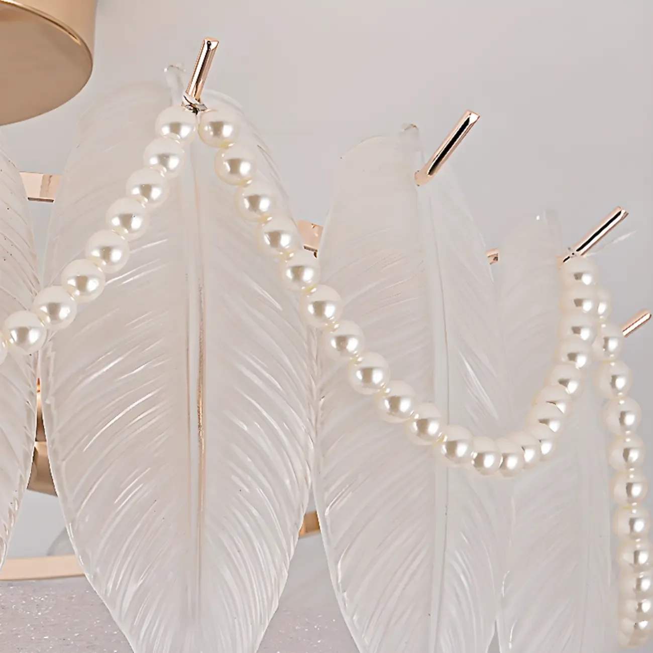 8" Modern Semi Flush Mount Ceiling Light for Living Room Image - 26