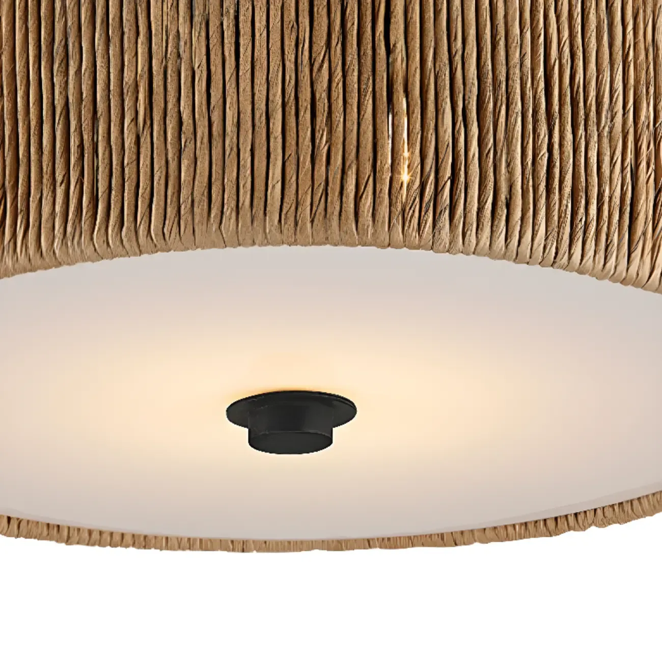 Oriental Cylinder Flush Mount Ceiling Light for Bedroom Image - 10