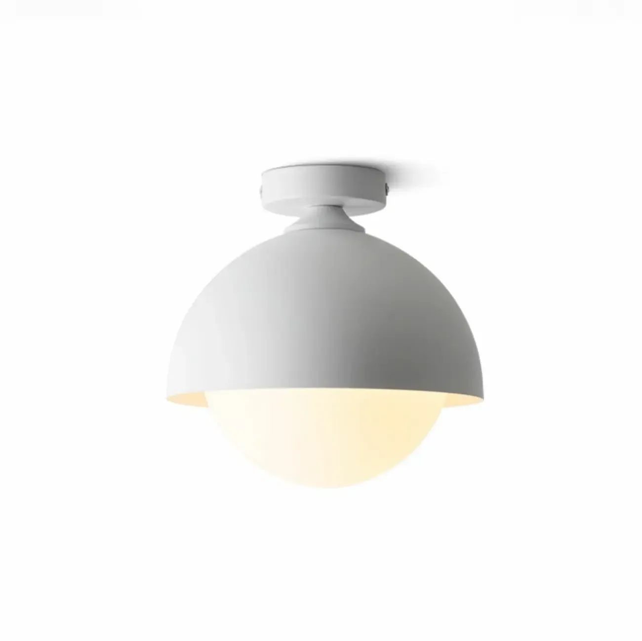 Mini Globe LED Semi-Flush Ceiling Light for Living Room Image - 6