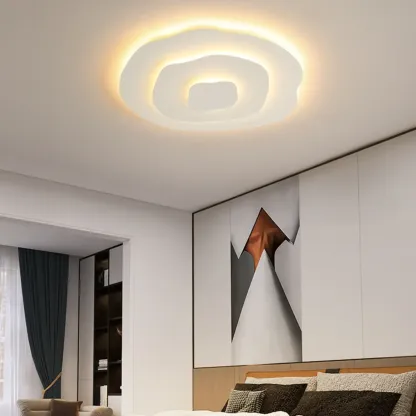 Modern Floral Flush Mount Ceiling Light for Living Room Image - 2