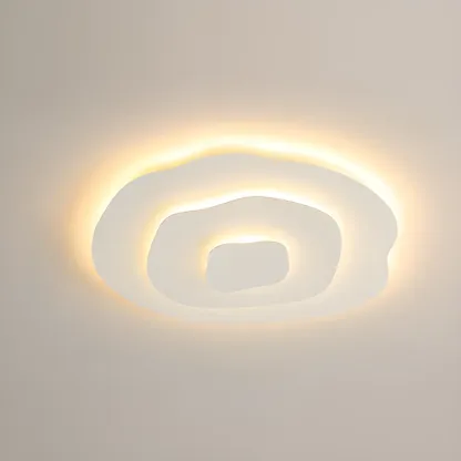 Modern Floral Flush Mount Ceiling Light for Living Room Image - 3