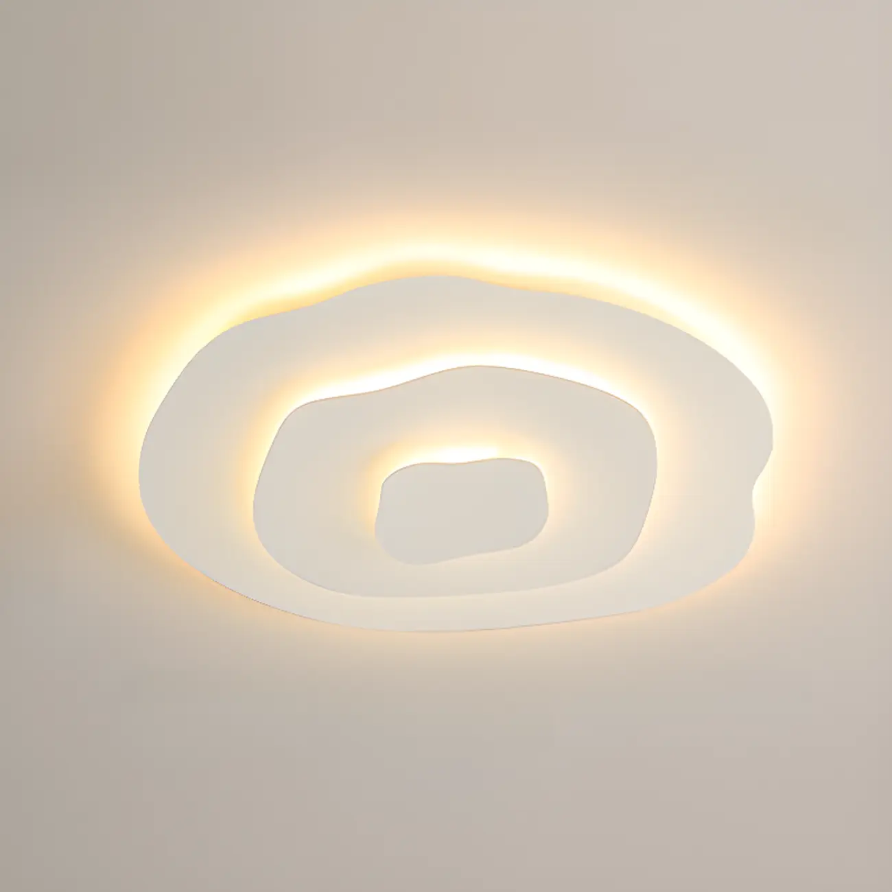 Modern Floral Flush Mount Ceiling Light for Living Room Image - 9 | homeyfad