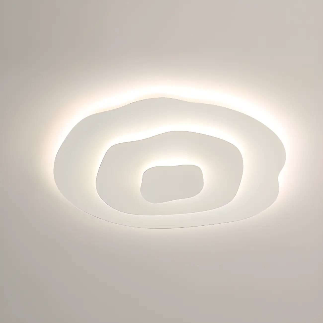 Modern Floral Flush Mount Ceiling Light for Living Room Image - 11 | homeyfad